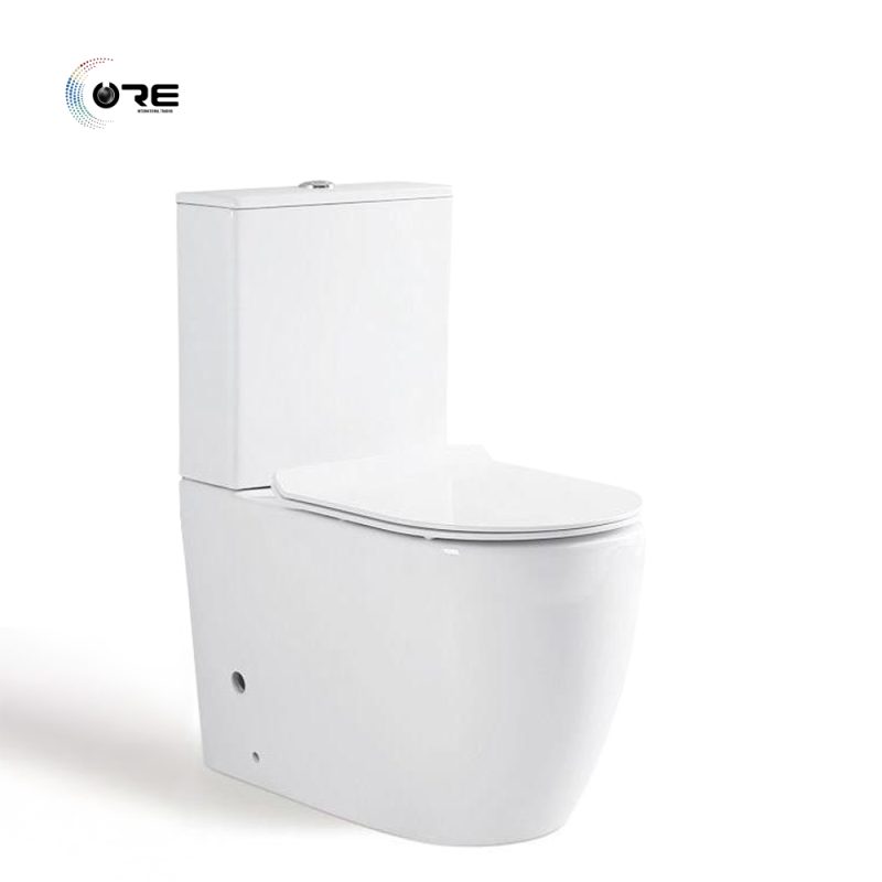 CoreMaroc WC à poser céramique blanc toilette avec réservoir abattant silencieux avec frein de chute A-8059